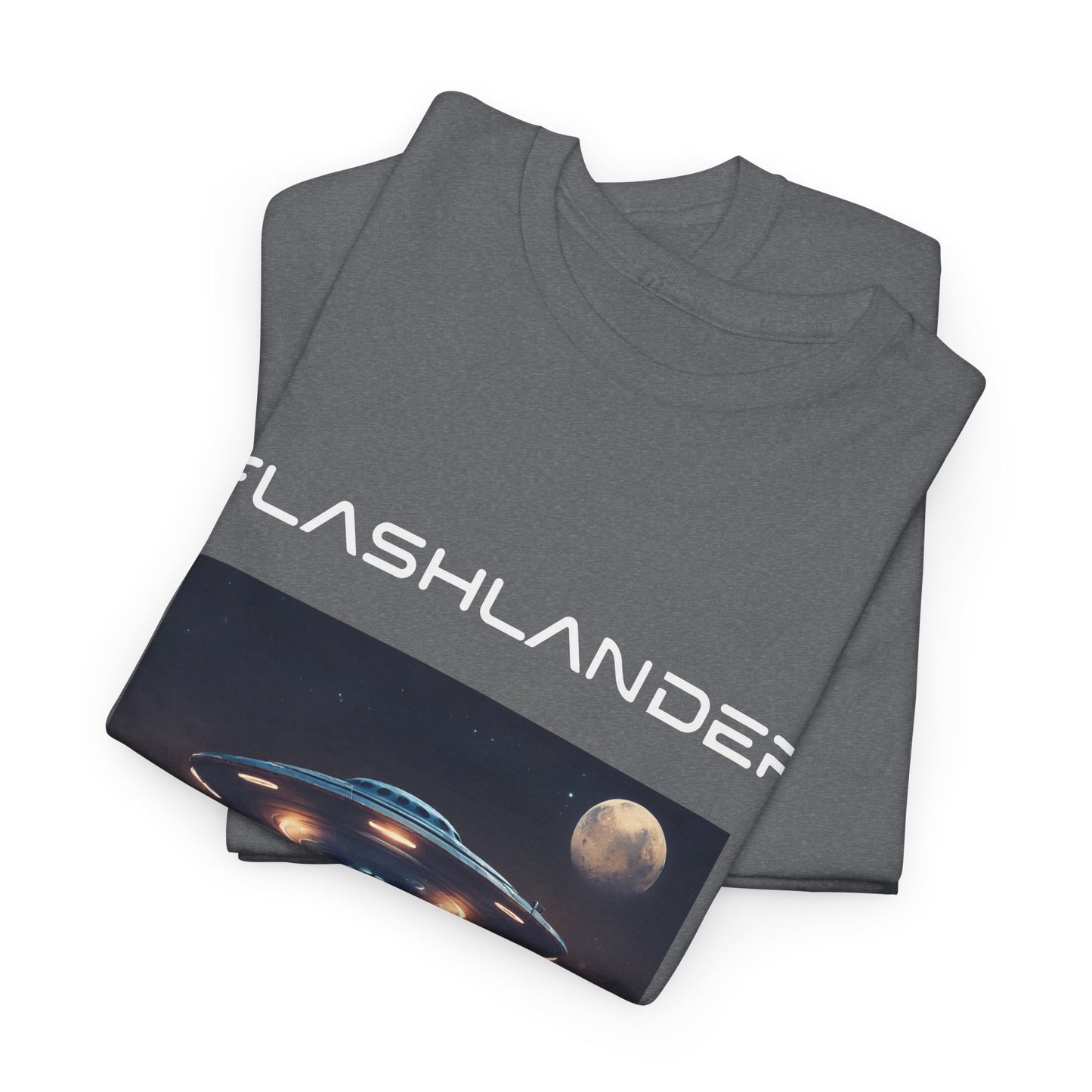 Retro UFO Alien Flashlander Gym Shirt