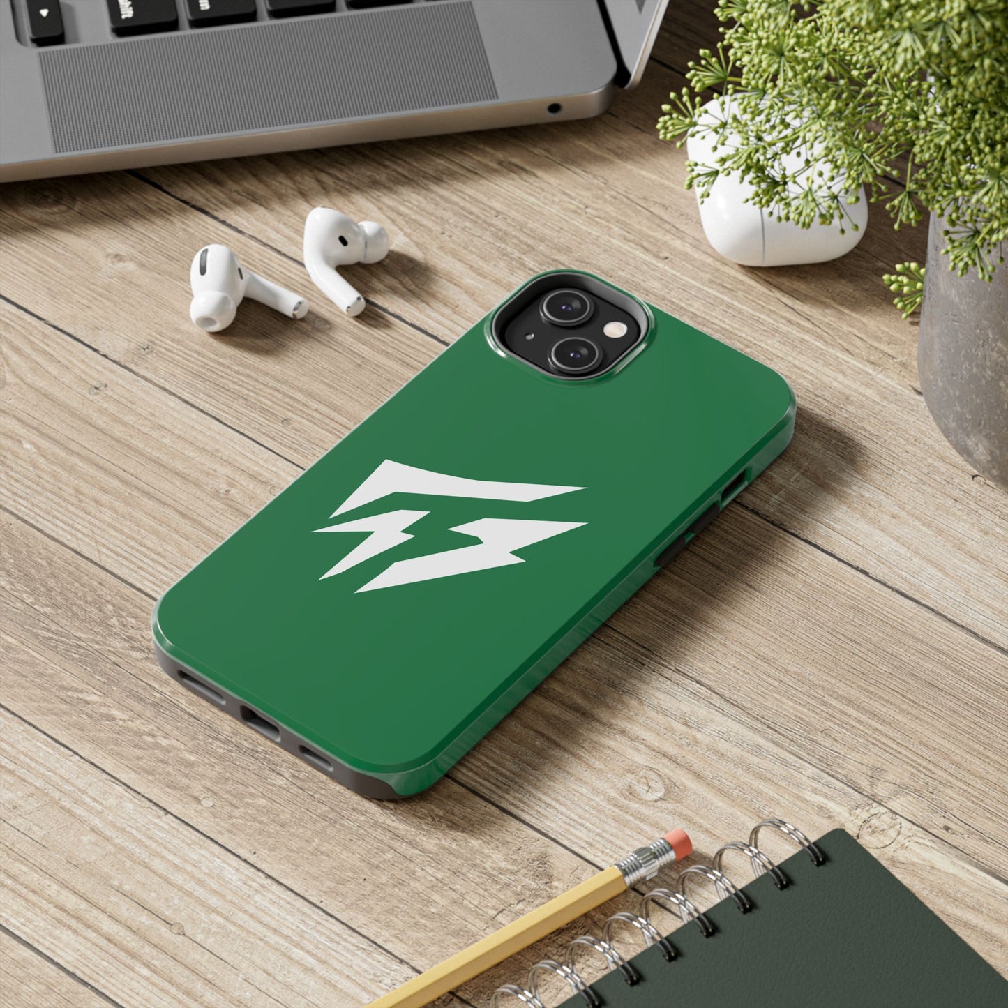 Flashlander Thunders Tough Phone Cases for all Iphone and Samsung Galaxy Dark Green