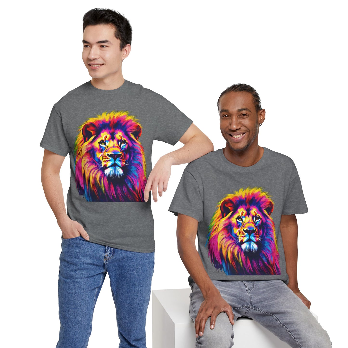 Lion Art Pop T-Shirt Flashlander