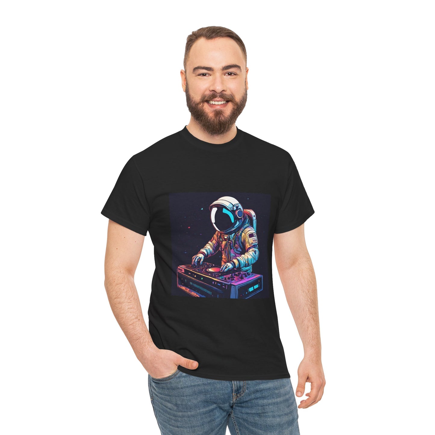 Astronaut Techno DJ Flashlander Gym Shirt