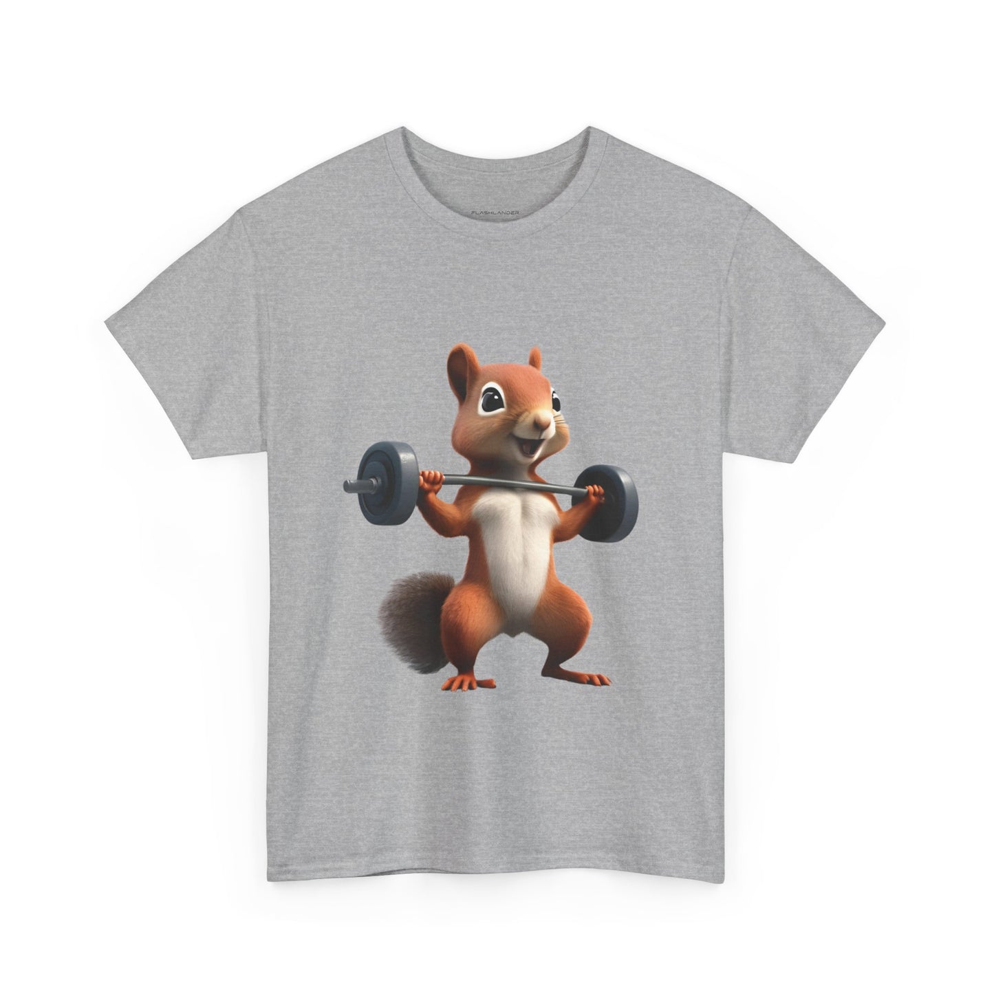 Squirrel Weightlifting Vintage Gym Shirt - Flashlander Graphic Tee