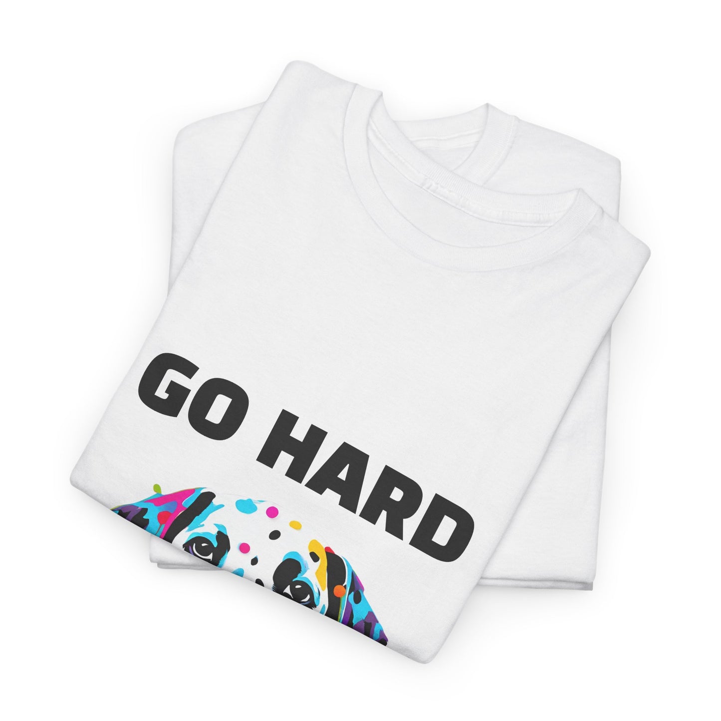 Dalmatian Dog Pop Art  - Go Hard Or Go Home Flashlander Gym Shirt