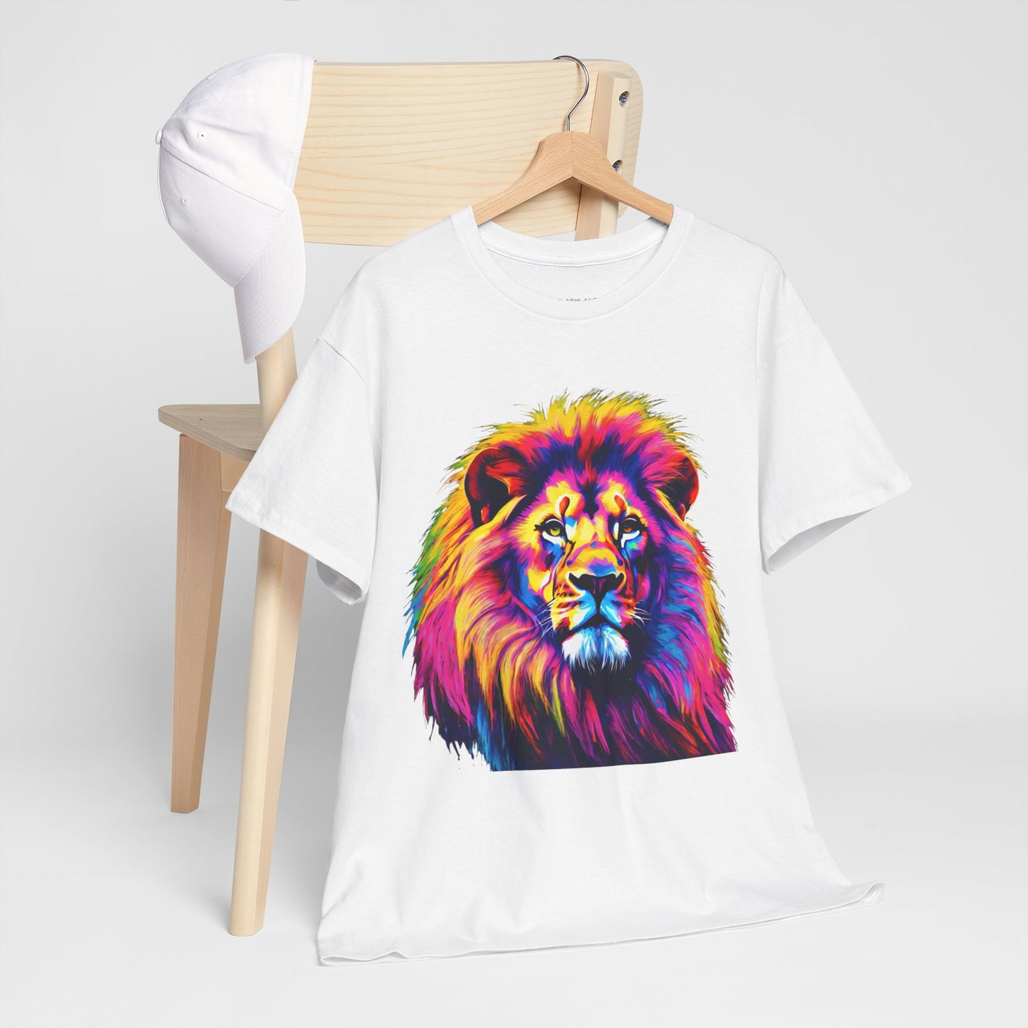 Lion Art Pop T-Shirt Flashlander