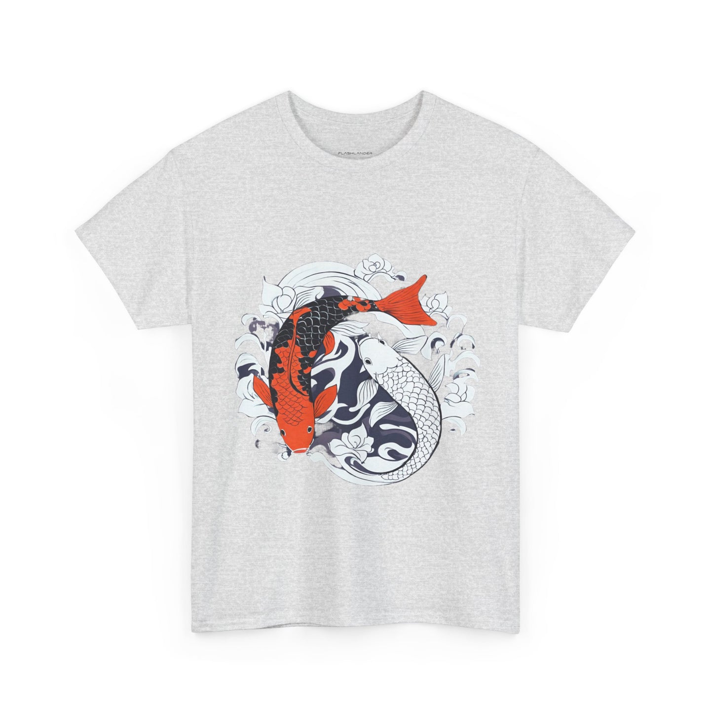 Yin Yang Japanese Koi Fish Flashlander Gym Shirt