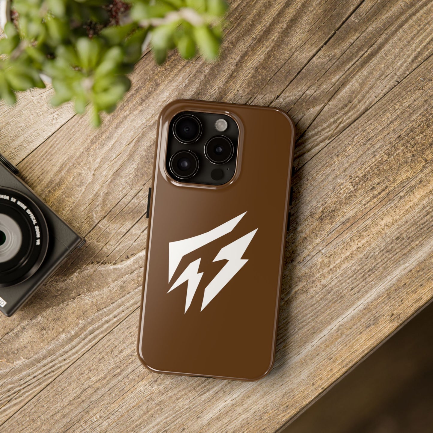 Flashlander Thunders Tough Phone Cases for all Iphone and Samsung Galaxy Brown