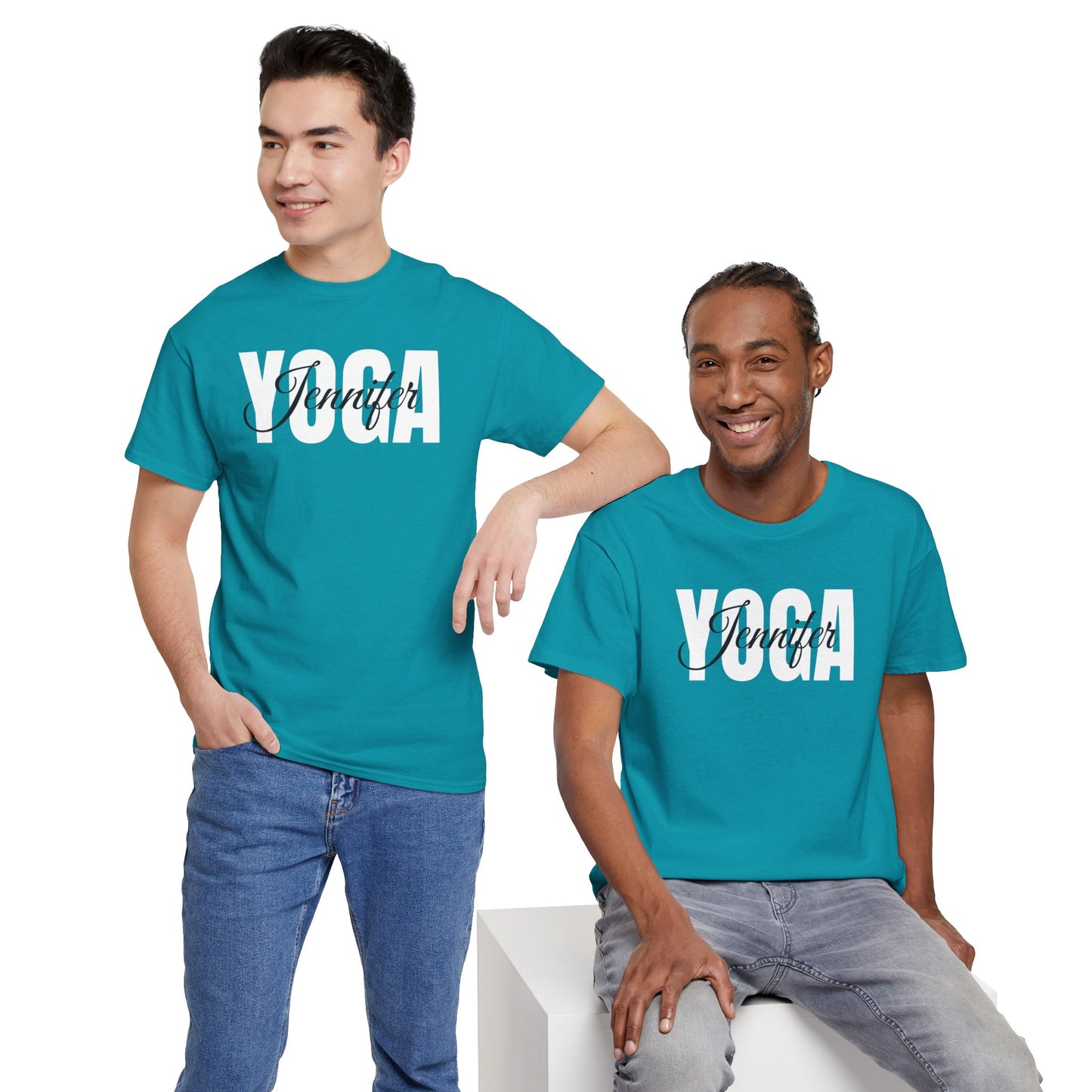 Personalized Yoga Shirt with Custom Name - Flashlander Gym Tee