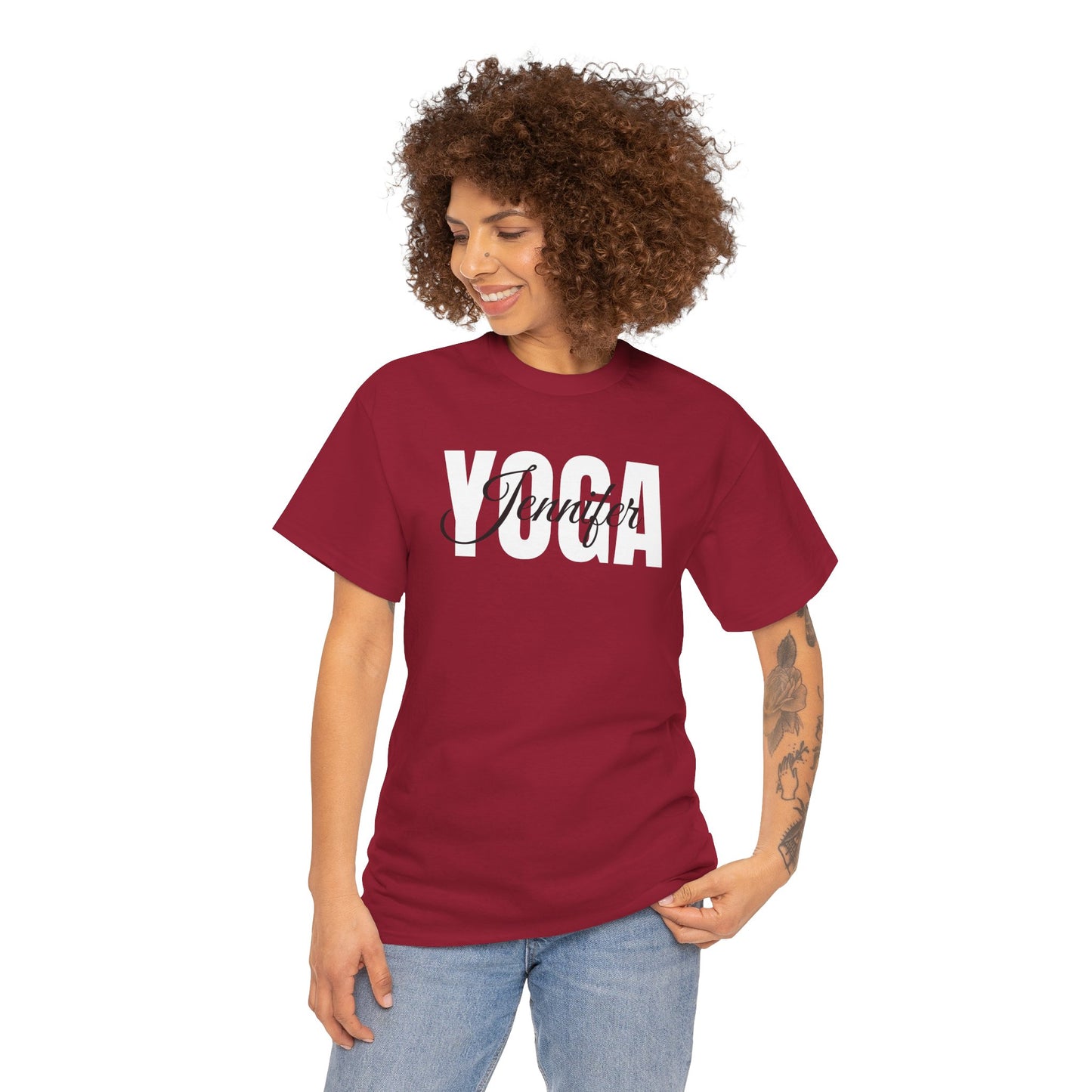 Personalized Yoga Shirt with Custom Name - Flashlander Gym Tee