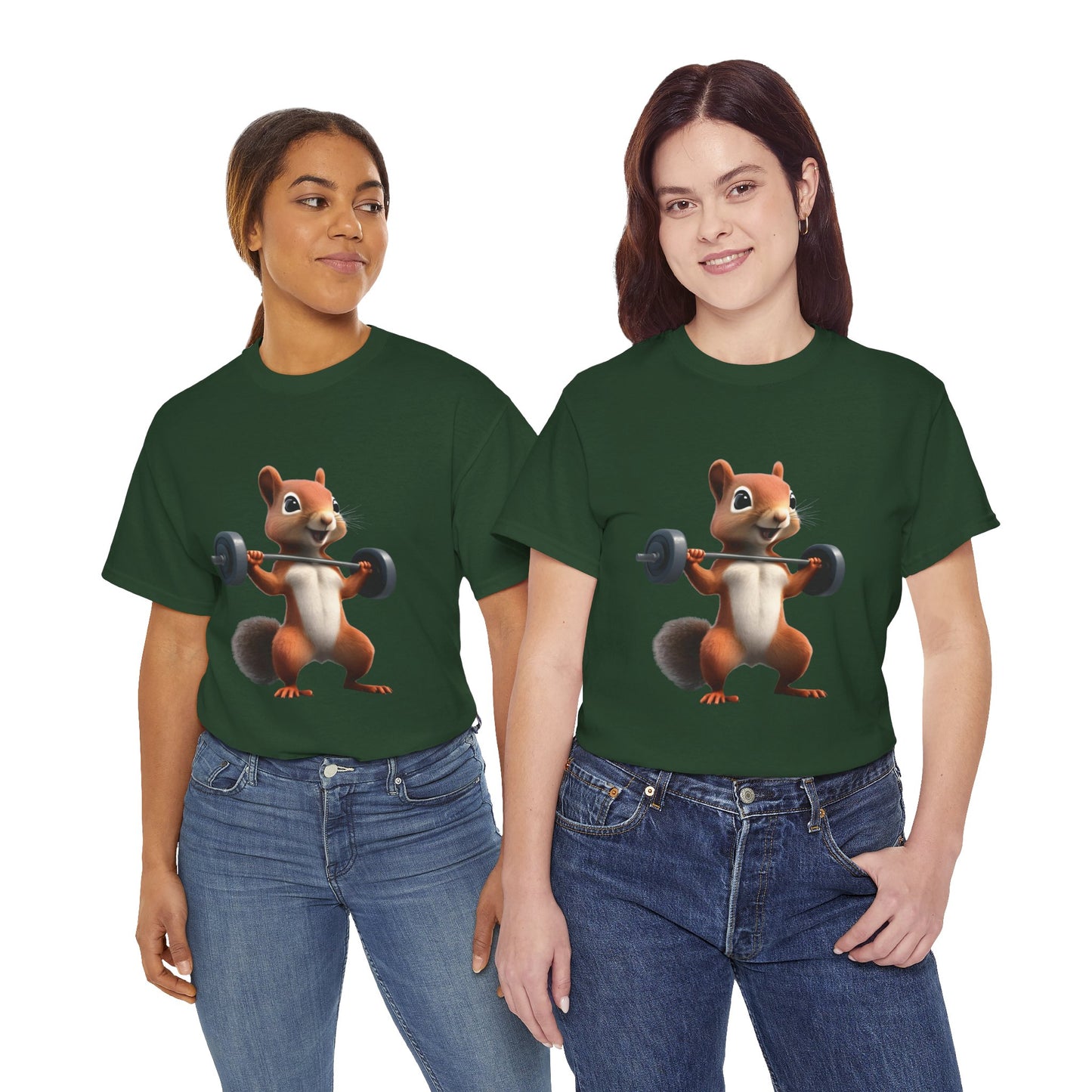 Squirrel Weightlifting Vintage Gym Shirt - Flashlander Graphic Tee