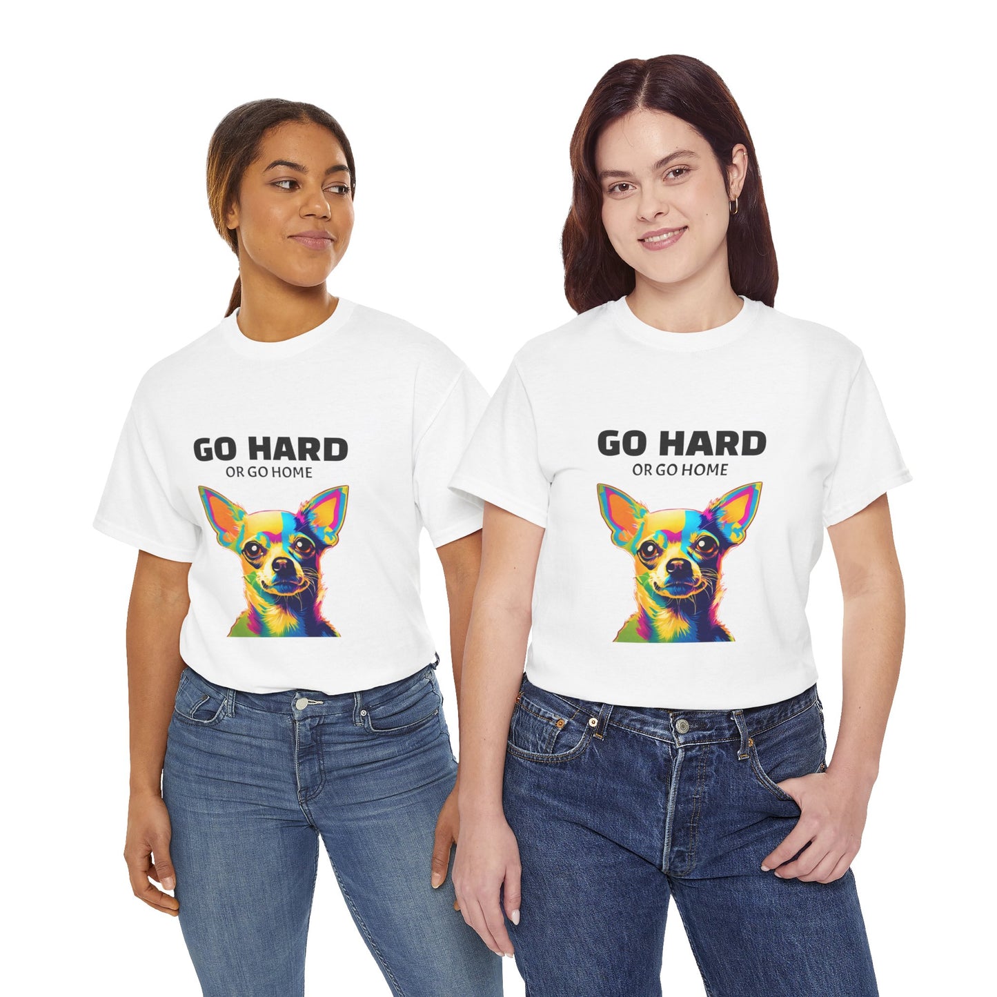 Chihuahua Dog Pop Art - Go Hard or Go Home Flashlander Gym Shirt