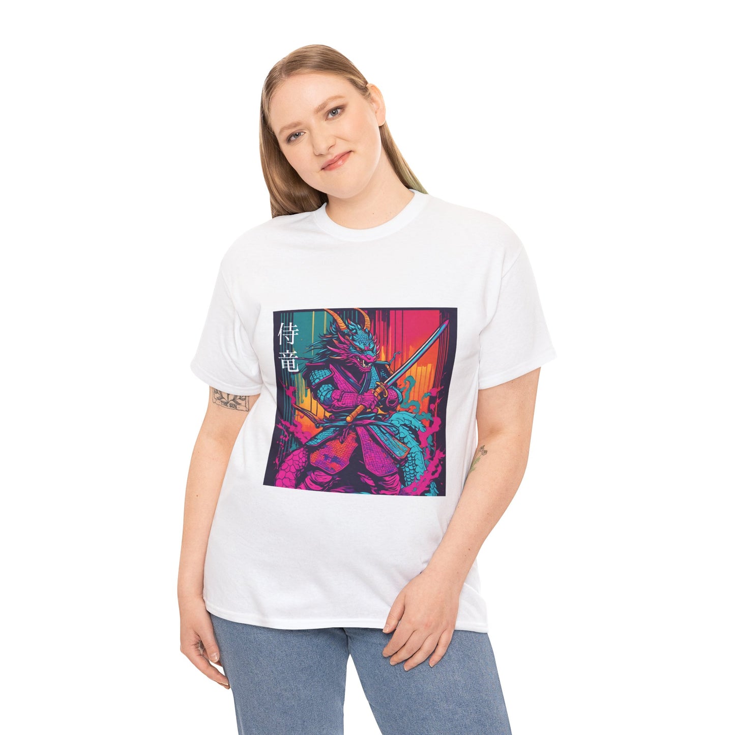 Dragon Samurai Pop Art - Flashlander Gym Shirt