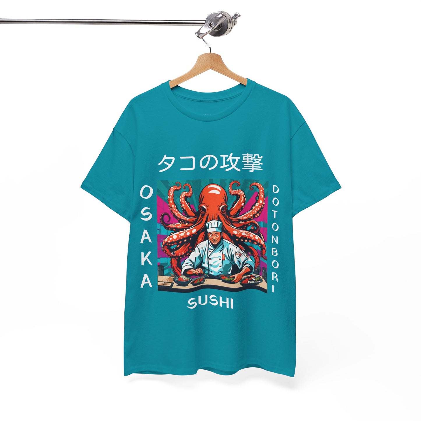 Octopus Escape Sushi Chef - Flashlander Gym Shirt