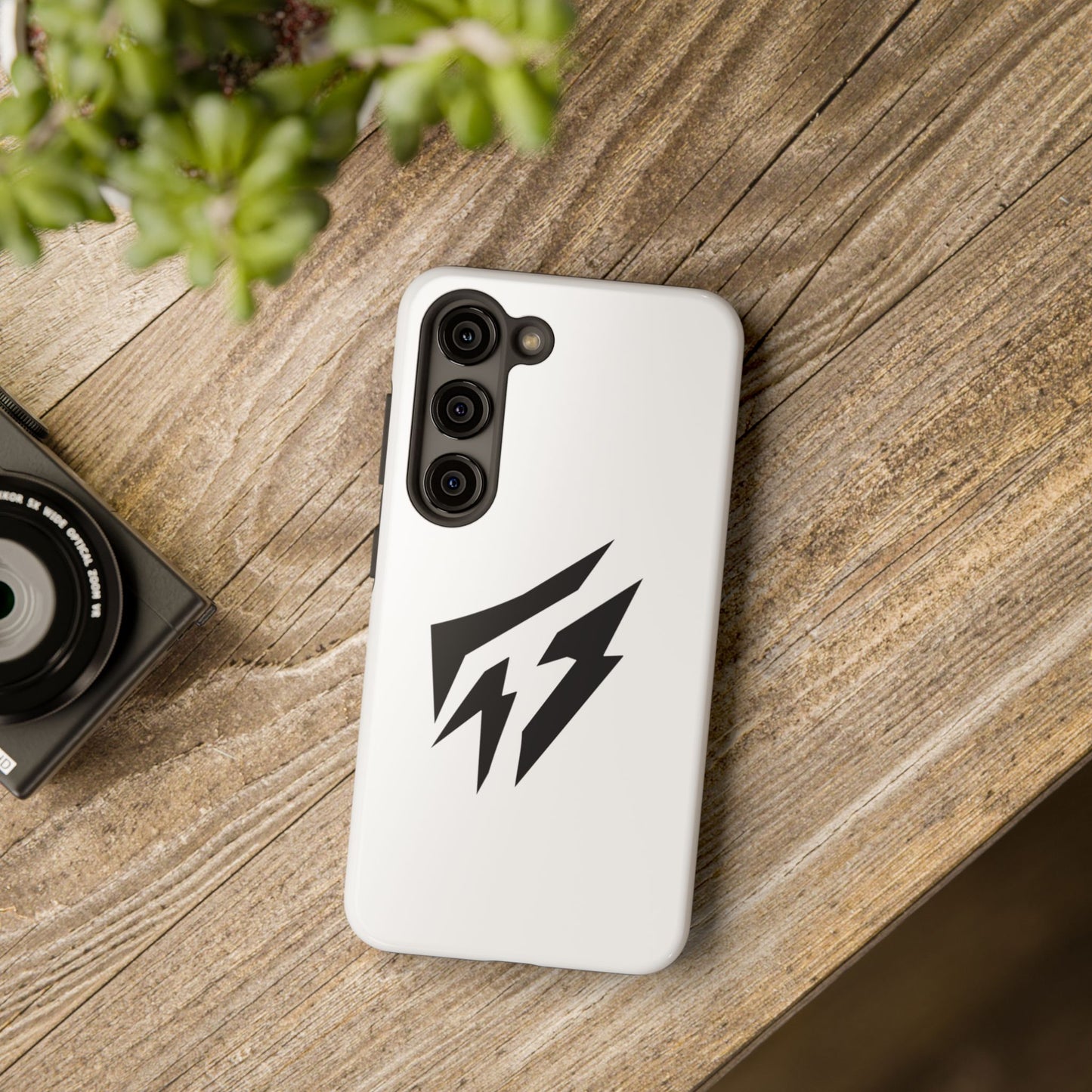 Flashlander Thunders Tough Phone Cases for all Iphone and Samsung Galaxy White