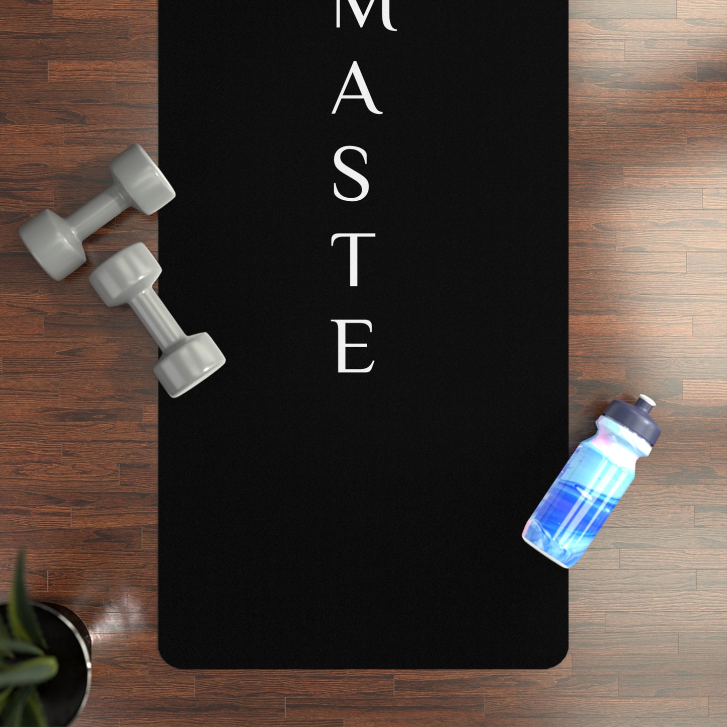 Copy of Flashlander Namaste Rubber Yoga Mat Black