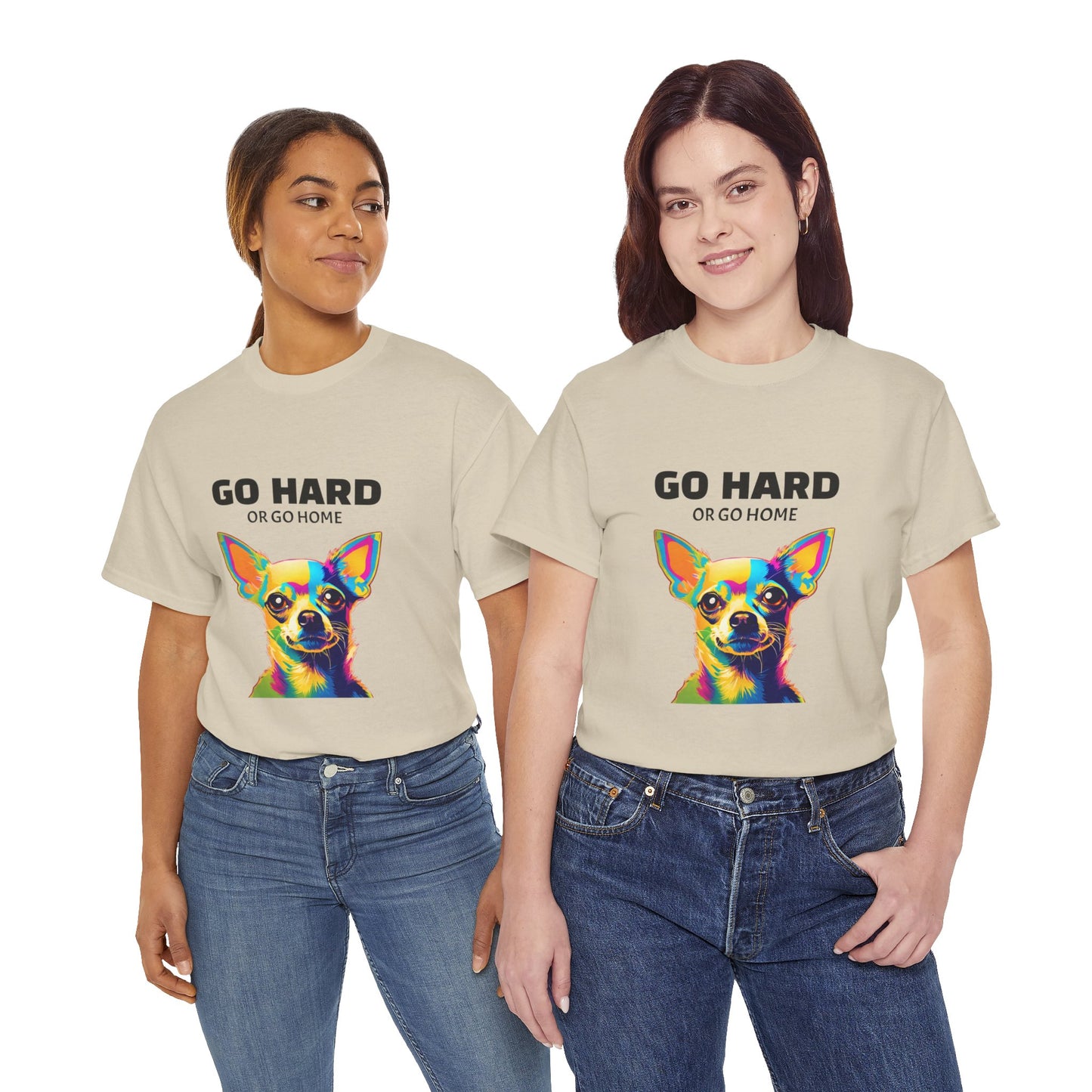 Chihuahua Dog Pop Art - Go Hard or Go Home Flashlander Gym Shirt