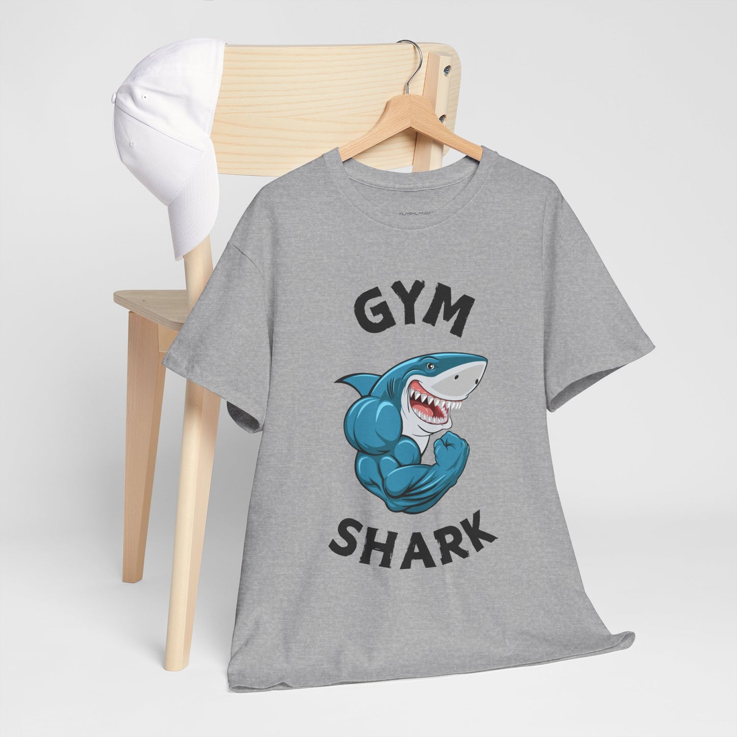 Muscle Gym Shark Bodybuilder Shirt - Flashlander