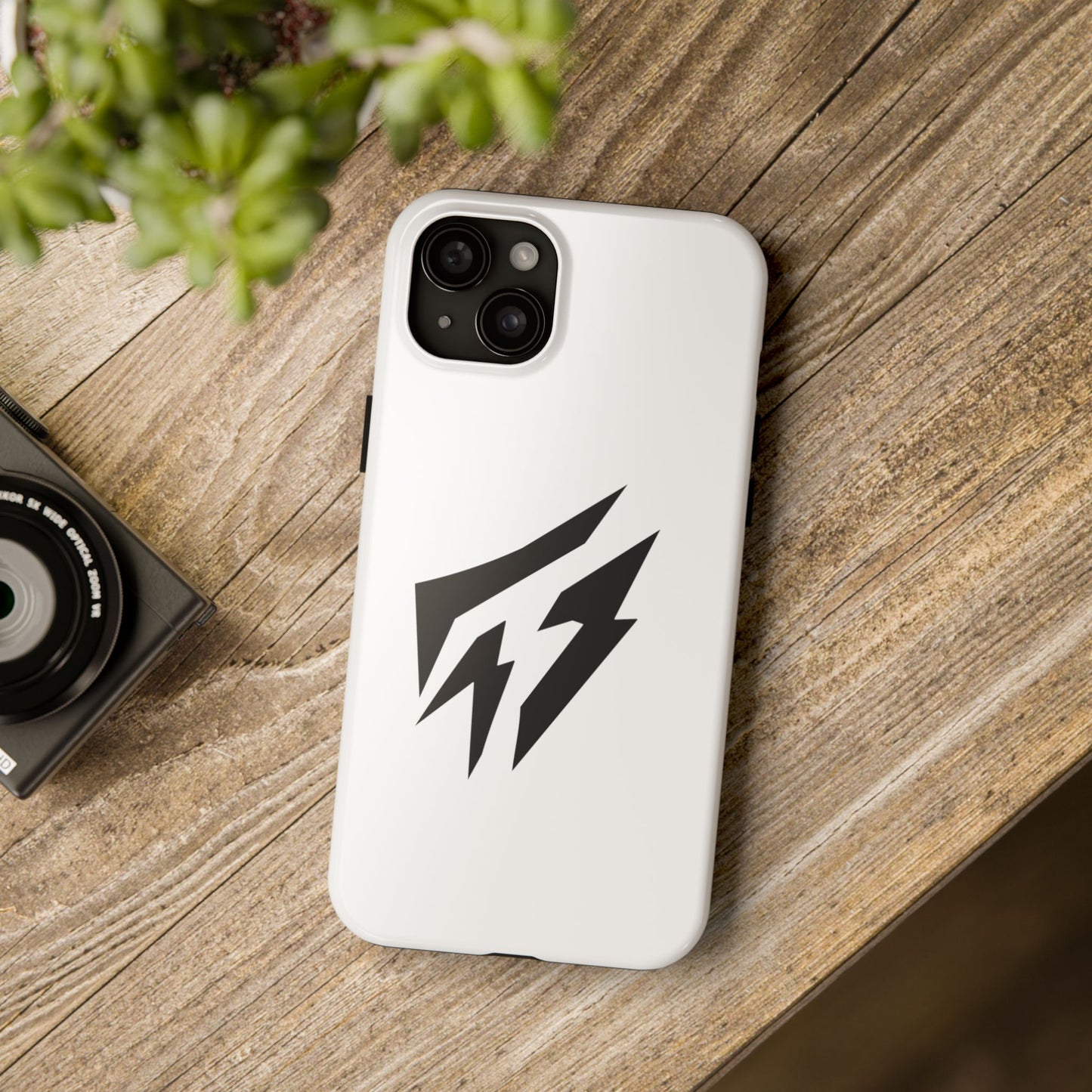 Flashlander Thunders Tough Phone Cases for all Iphone and Samsung Galaxy White