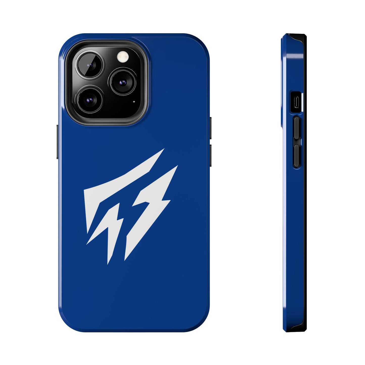 Flashlander Thunders Tough Phone Cases for all Iphone and Samsung Galaxy Dark Blue