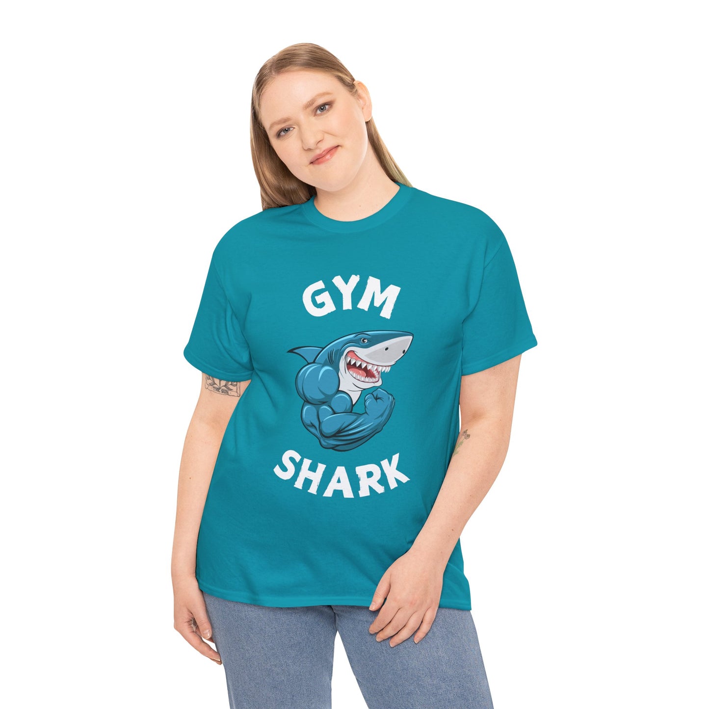 Muscle Gym Shark Bodybuilder Shirt - Flashlander