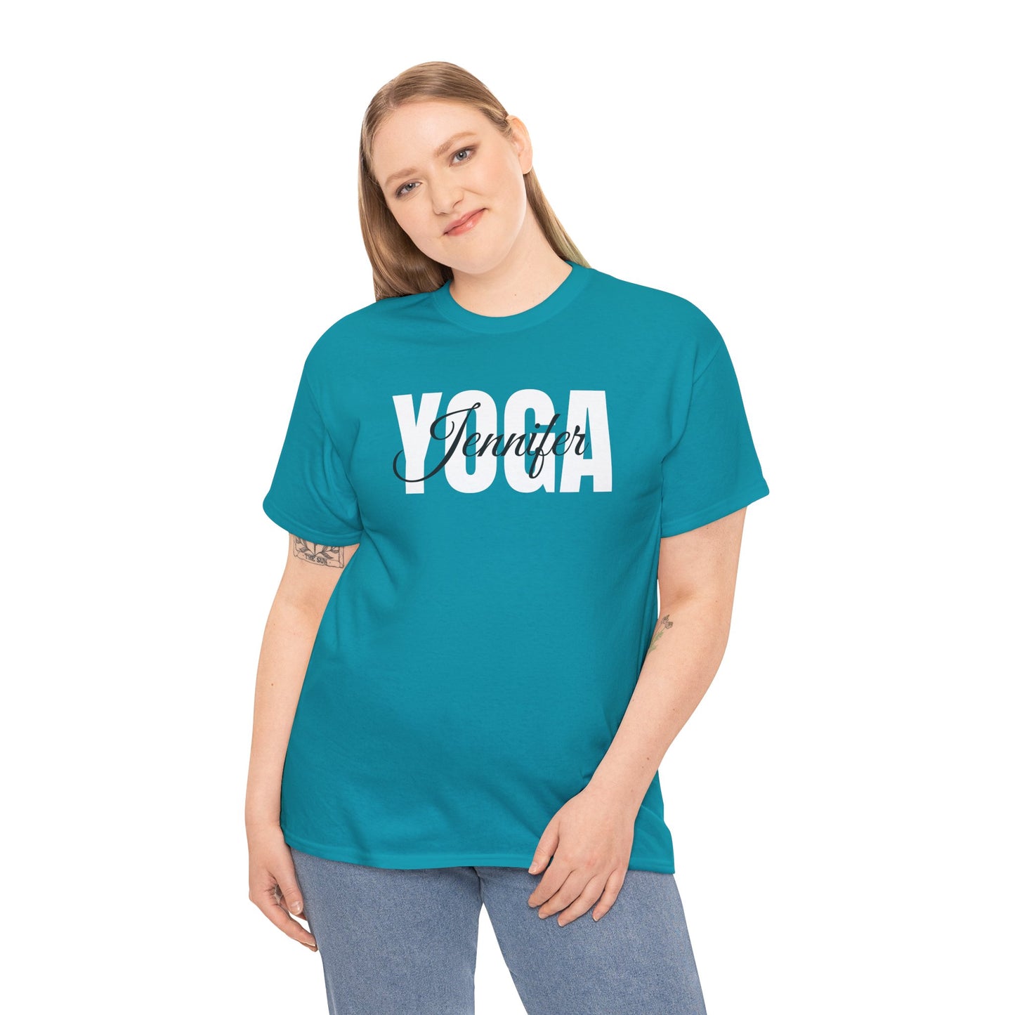 Personalized Yoga Shirt with Custom Name - Flashlander Gym Tee