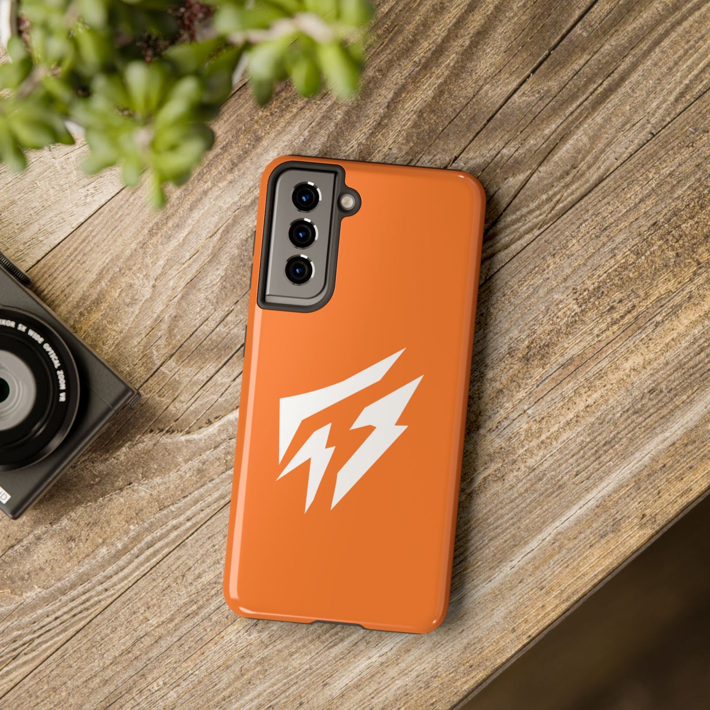 Flashlander Thunders Tough Phone Cases for all Iphone and Samsung Galaxy Crusta Orange