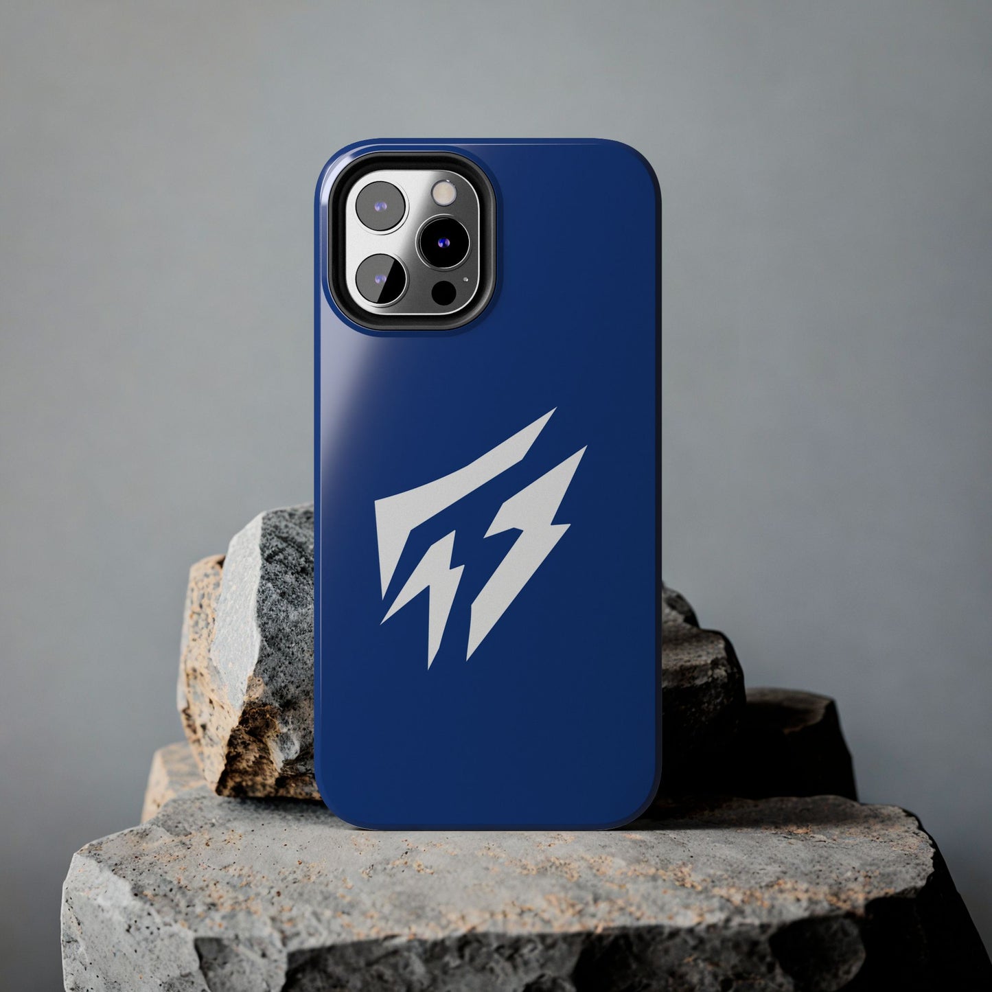 Flashlander Thunders Tough Phone Cases for all Iphone and Samsung Galaxy Dark Blue