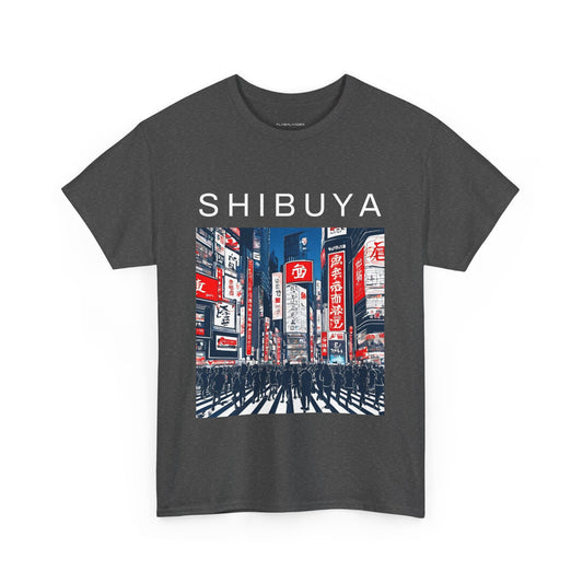 Camisa japonesa. Camisa Shibuya Tokio. Regalos japoneses. Camisa Harajuku. Camisa de viaje. Regalo de viaje. Camisa Kanji. Ropa urbana japonesa | Recuerdo de Japón Camiseta unisex Flashlander