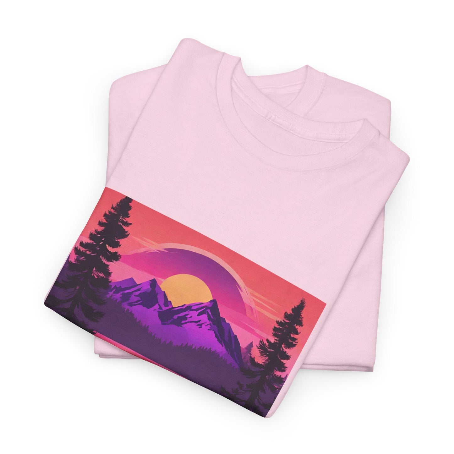 Bear Majestic Sunset Graphic Tee Flashlander