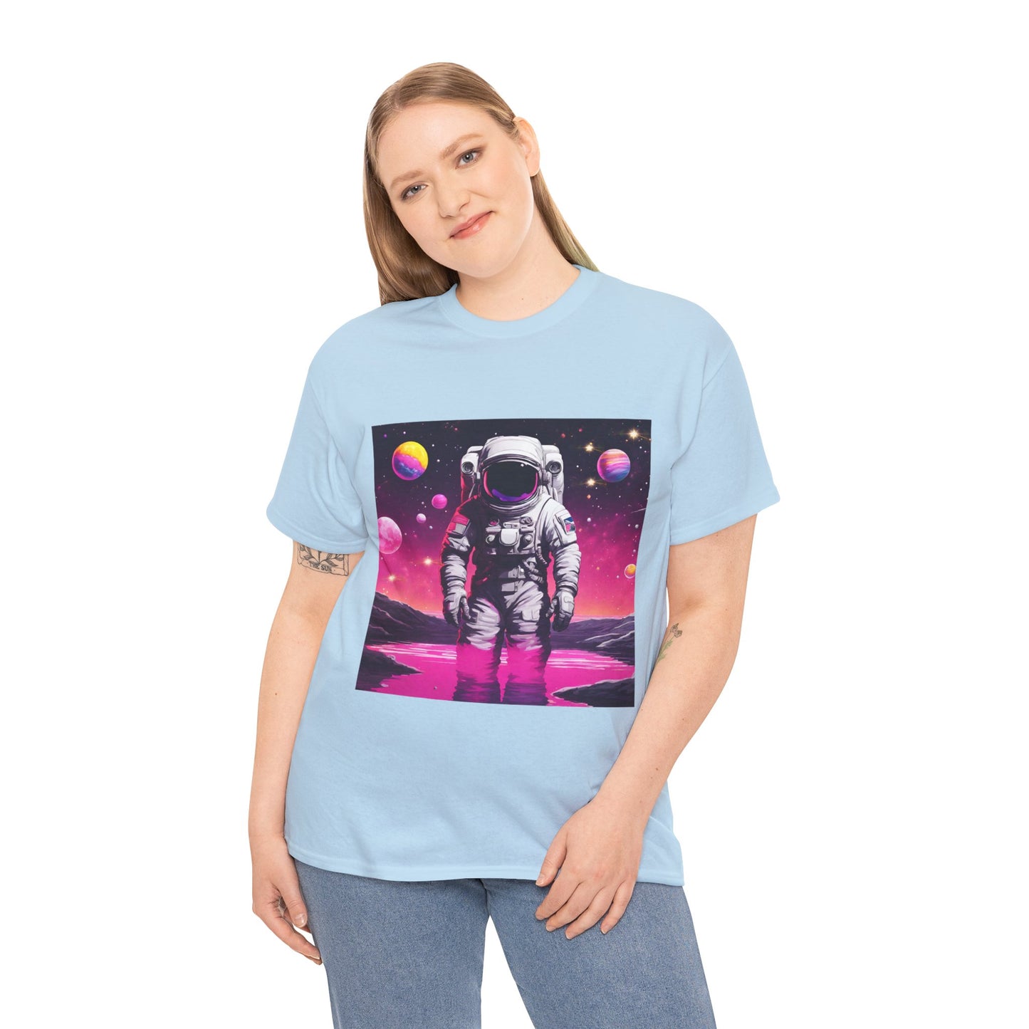 Astronaut Exploring New Worlds Flashlander Gym Shirt