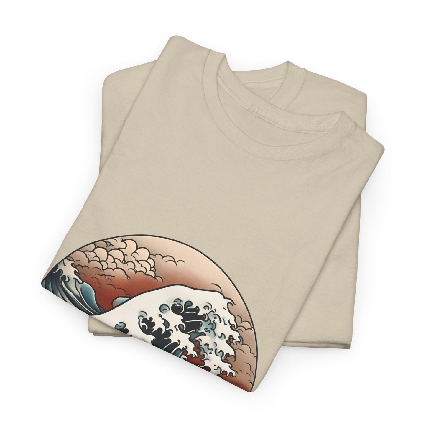 Japanese Sea Waves with Custom Japanese Name - Flashlander Gym Shirt