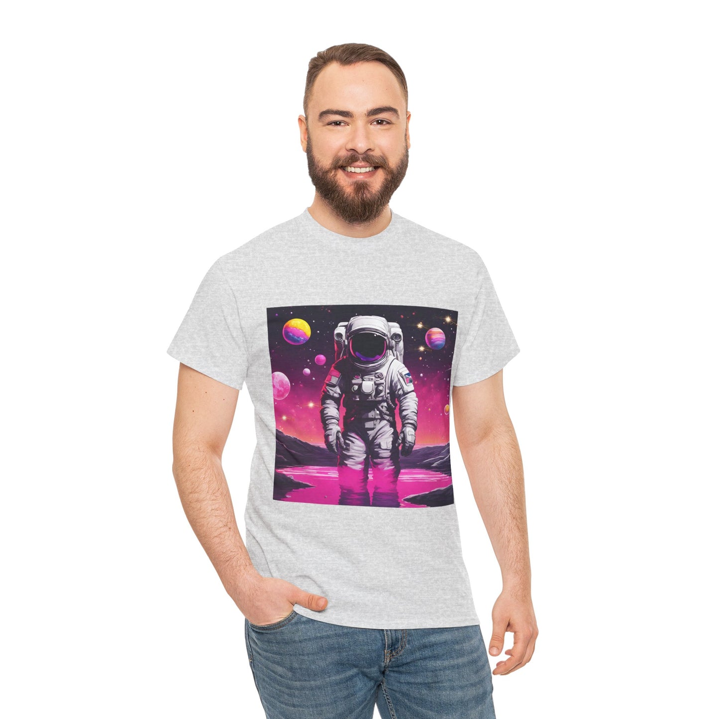 Astronaut Exploring New Worlds Flashlander Gym Shirt