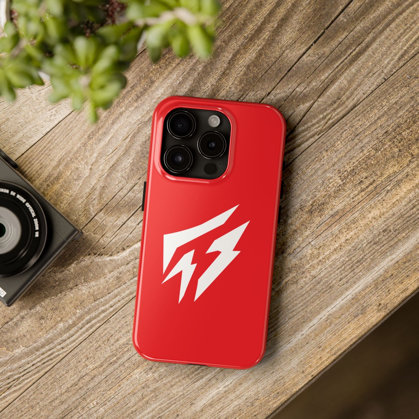 Flashlander Thunders Tough Phone Cases for all Iphone and Samsung Galaxy Red