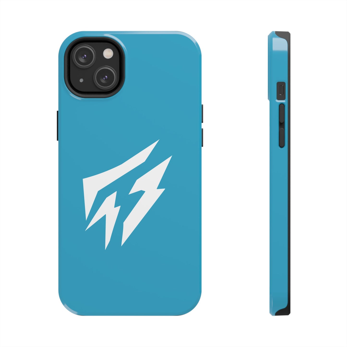 Flashlander Thunders Tough Phone Cases for all Iphone and Samsung Galaxy Blue Aqua Turquoise