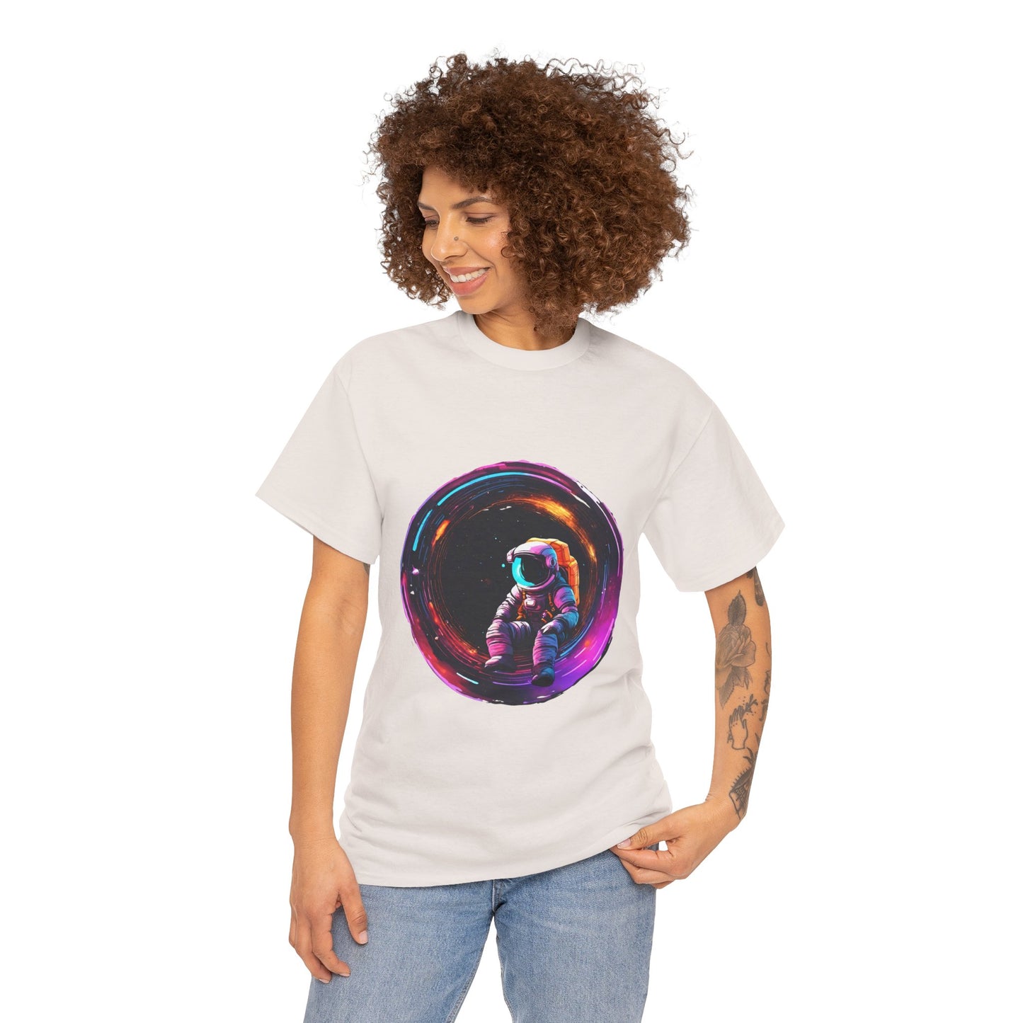 Astronaut's Black Hole Flashlander Gym Shirt