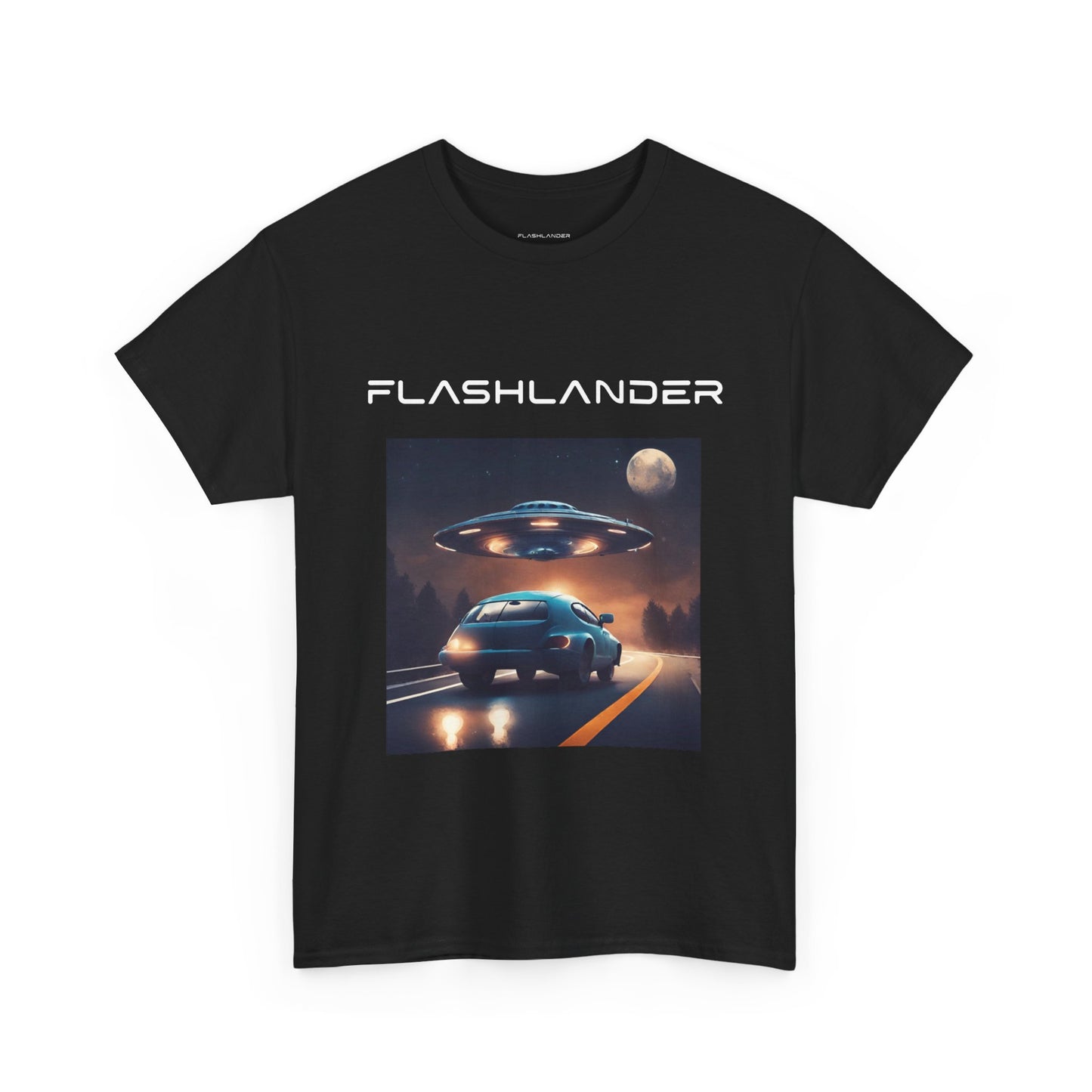 Retro UFO Alien Flashlander Gym Shirt