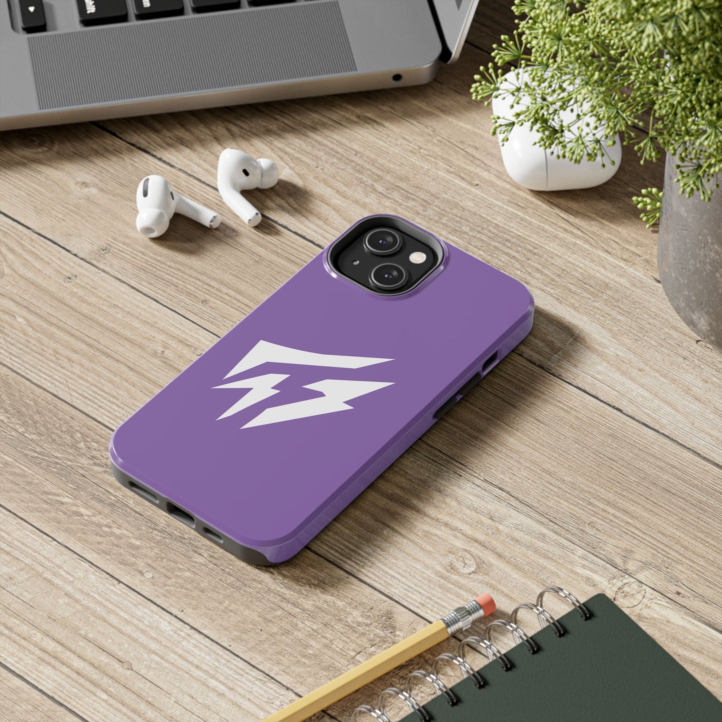 Flashlander Thunders Tough Phone Cases for all Iphone and Samsung Galaxy Light Purple