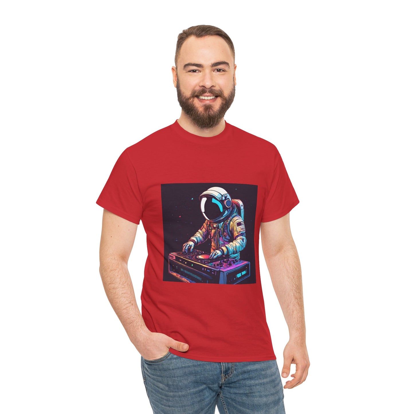 Astronaut Techno DJ Flashlander Gym Shirt