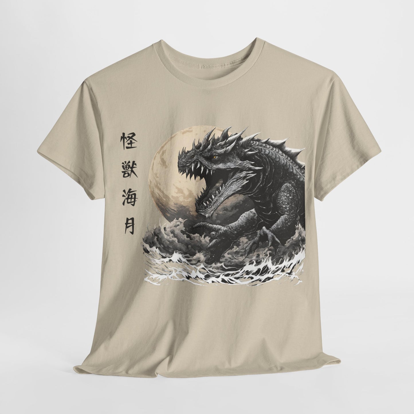 T-shirt de sport Flashlander, le monstre marin Kraken émerge, menace au clair de lune