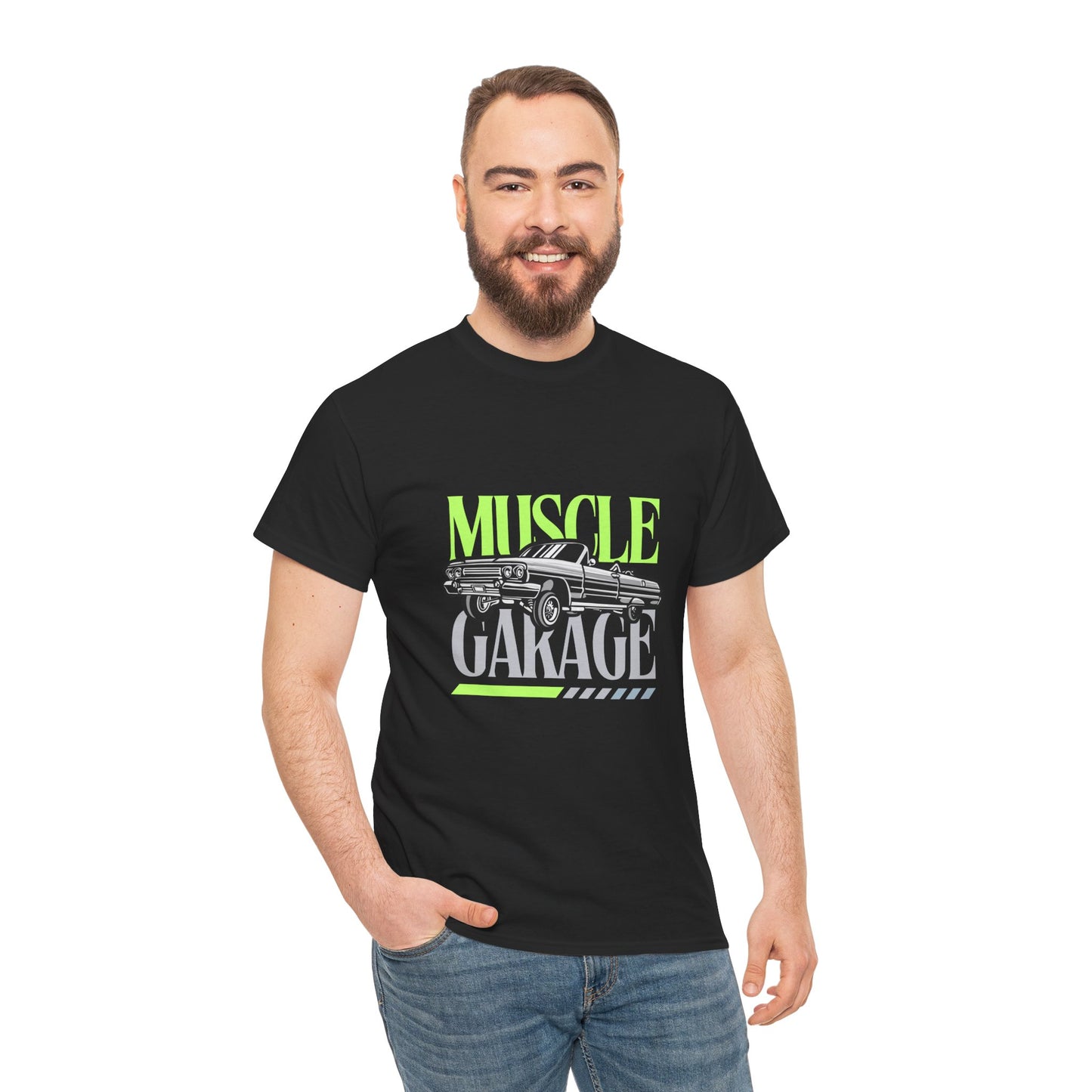 Garage de voitures vintage Muscle - T-shirt de sport Flashlander