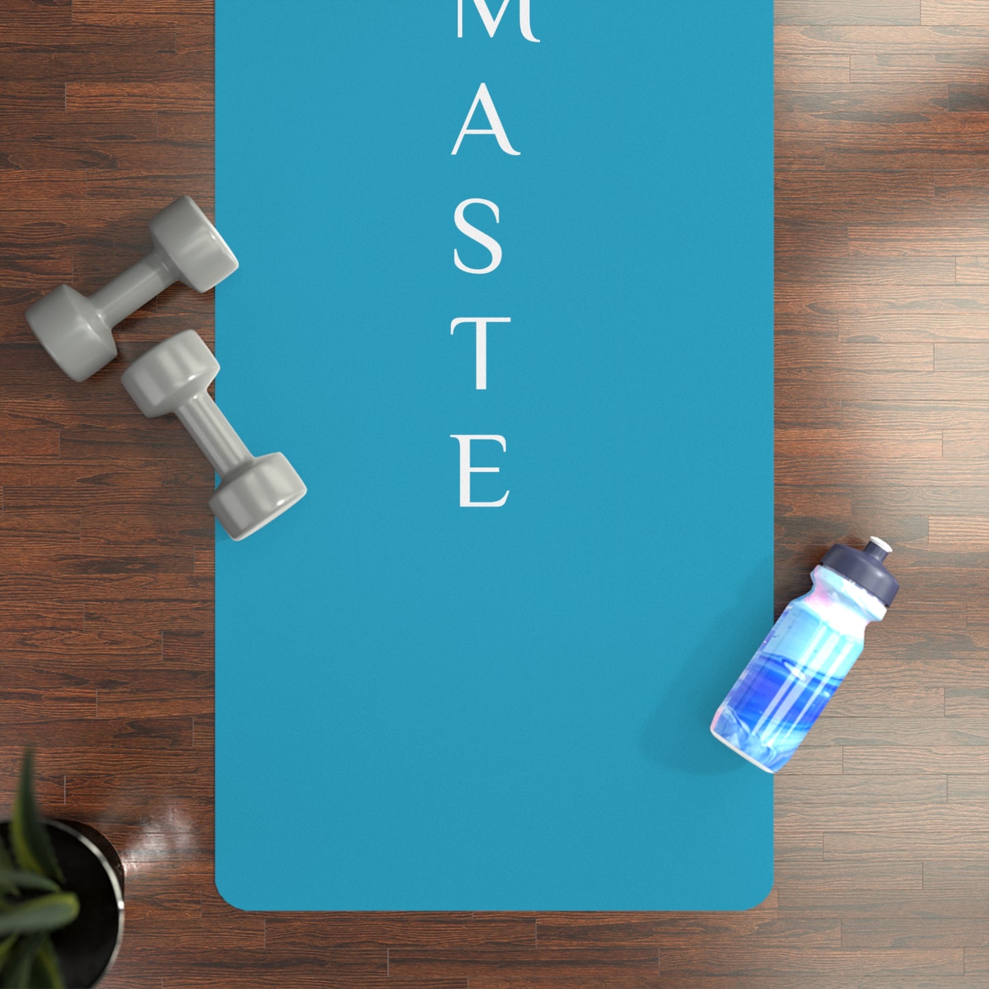 Flashlander Namaste Rubber Yoga Mat Turquoise