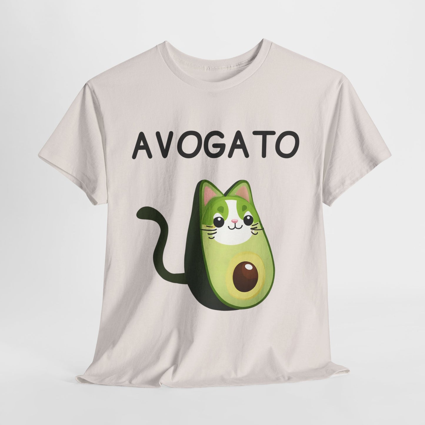 Avogato Funny Avocado Cat Face - Flashlander Gym Shirt