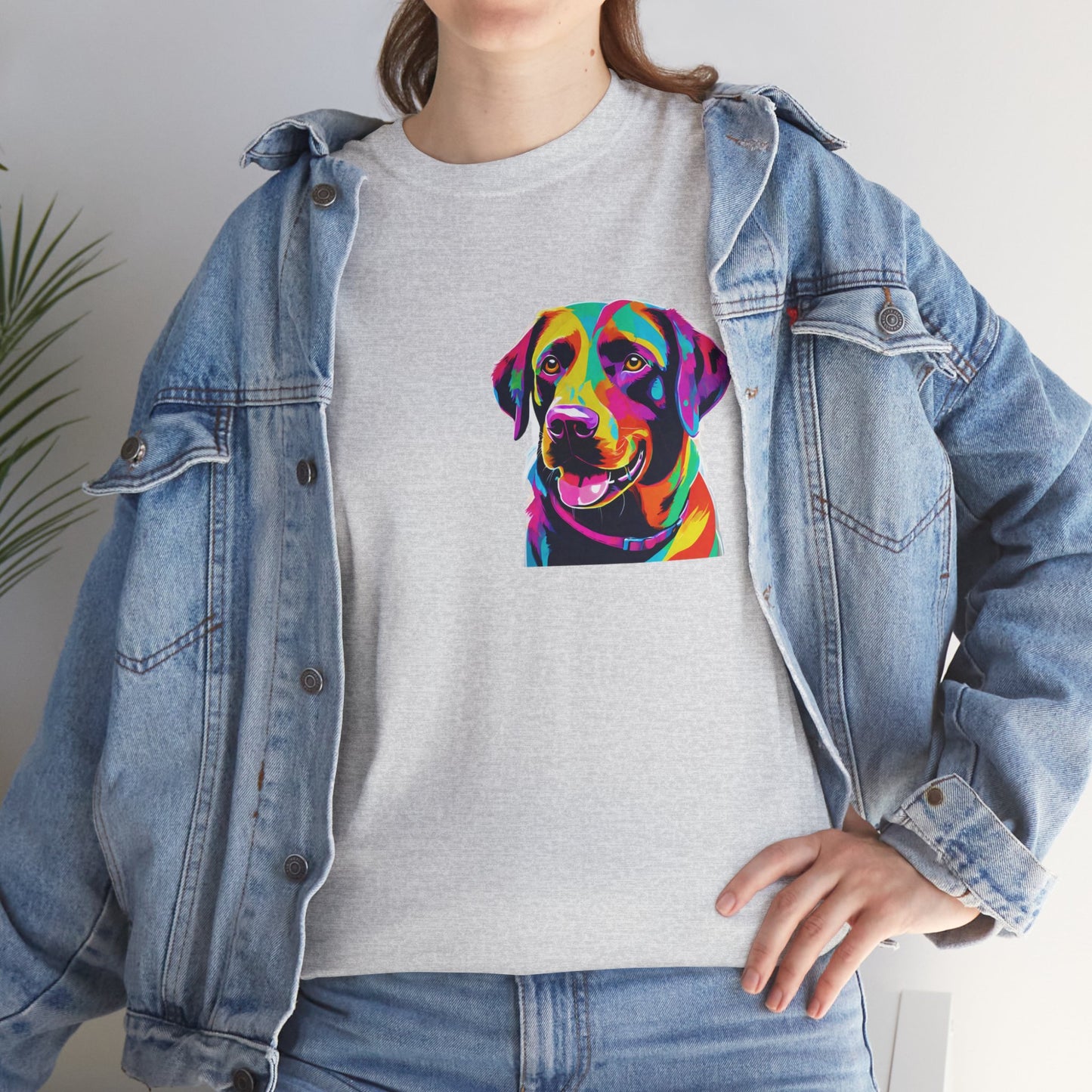 Pop Art Lab Dog in the Heart Flashlander Gym Shirt