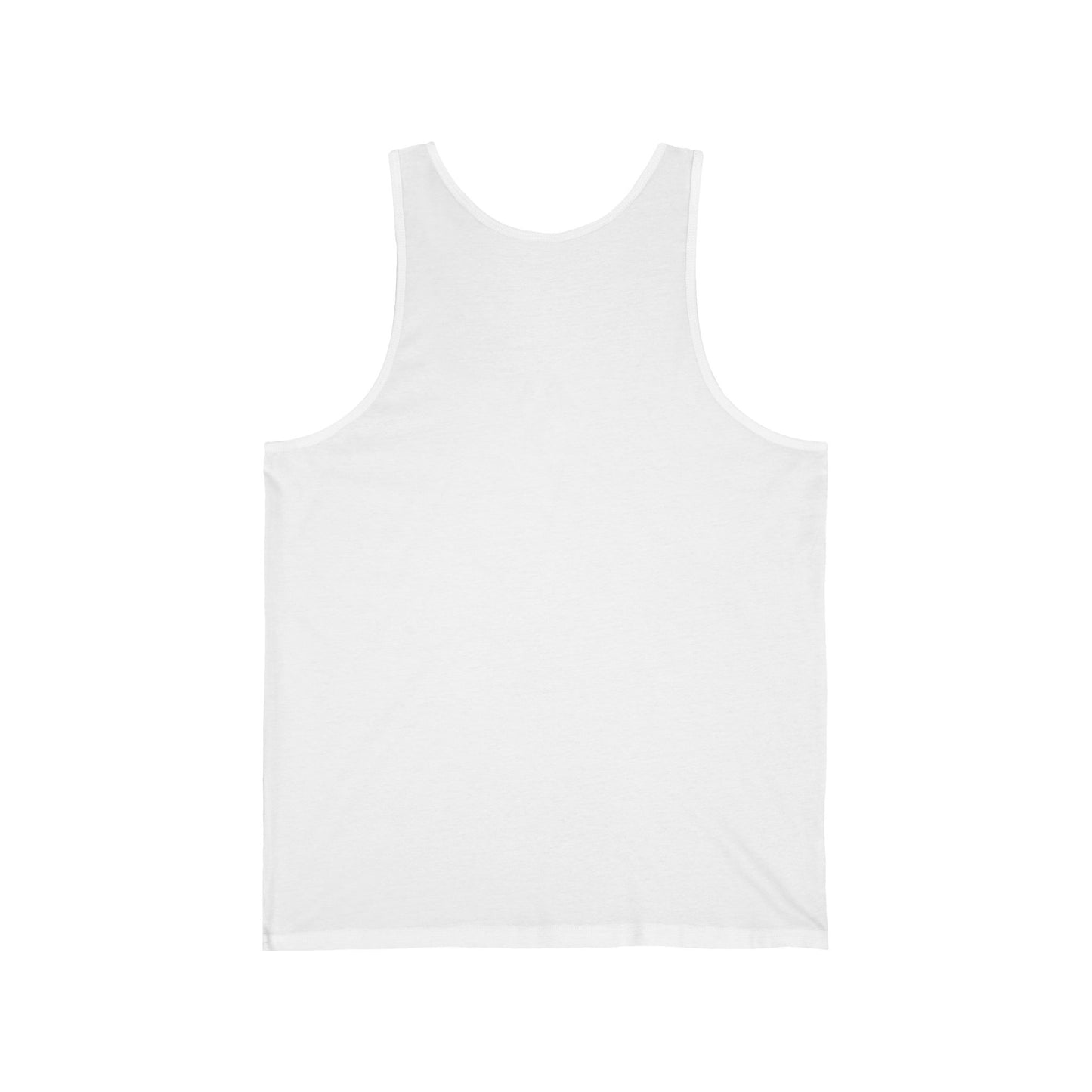 Muscle Man Make Yourself Stronger Flashlander Jersey Tank Cotton Unisex White