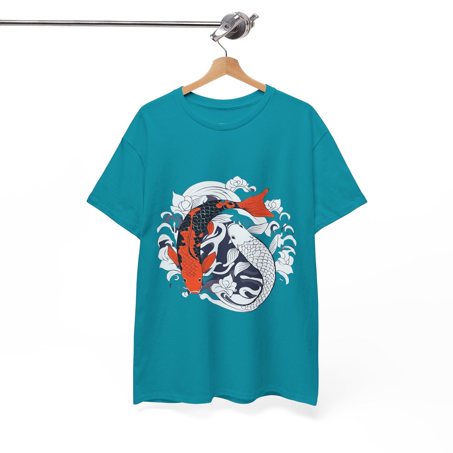 Yin Yang Japanese Koi Fish Flashlander Gym Shirt