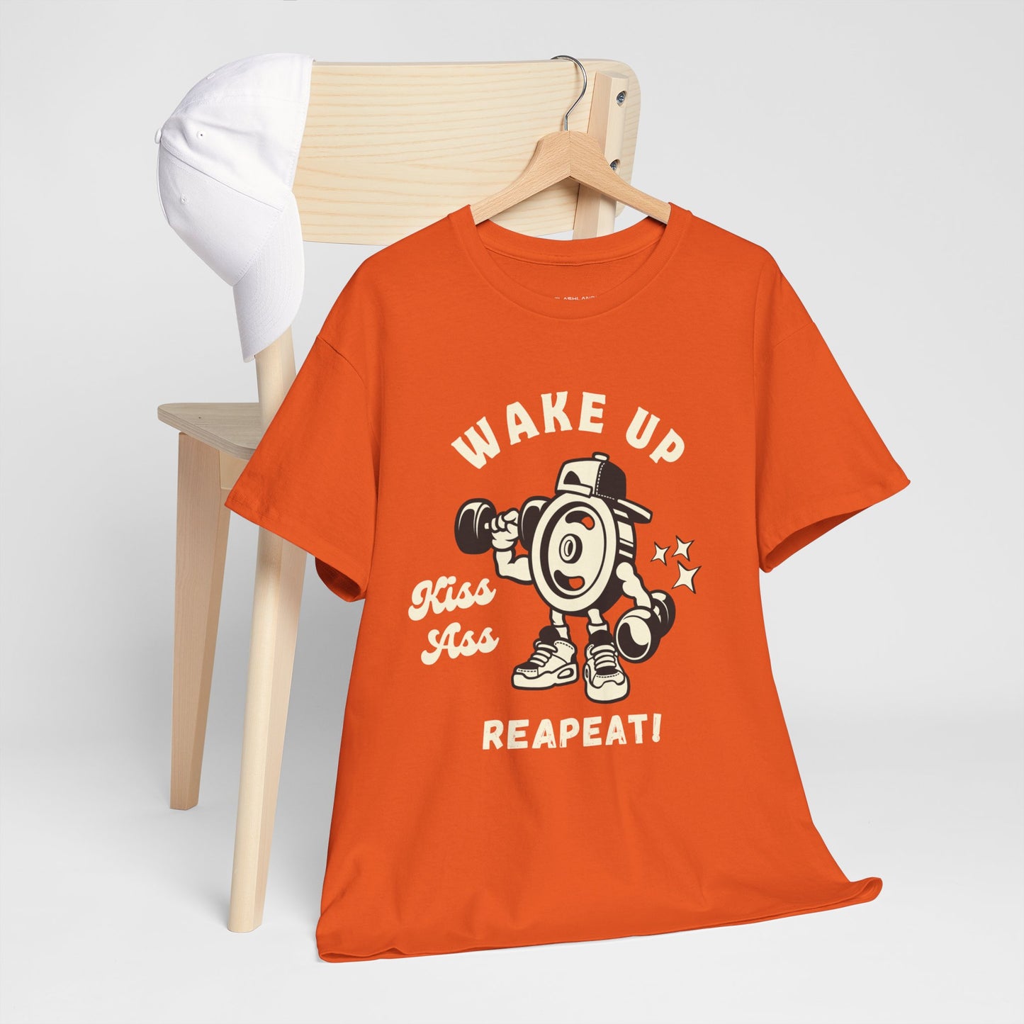 Wake Up Kiss Ass Reapeat - Flashlander Gym Shirt