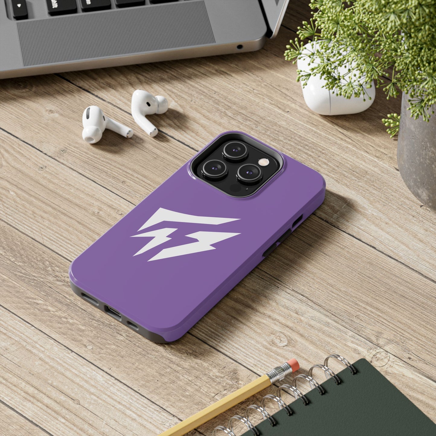 Flashlander Thunders Tough Phone Cases for all Iphone and Samsung Galaxy Light Purple