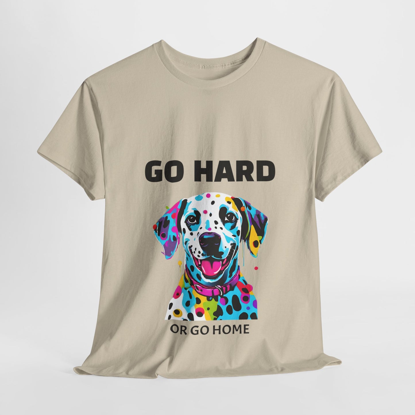 Dalmatian Dog Pop Art  - Go Hard Or Go Home Flashlander Gym Shirt