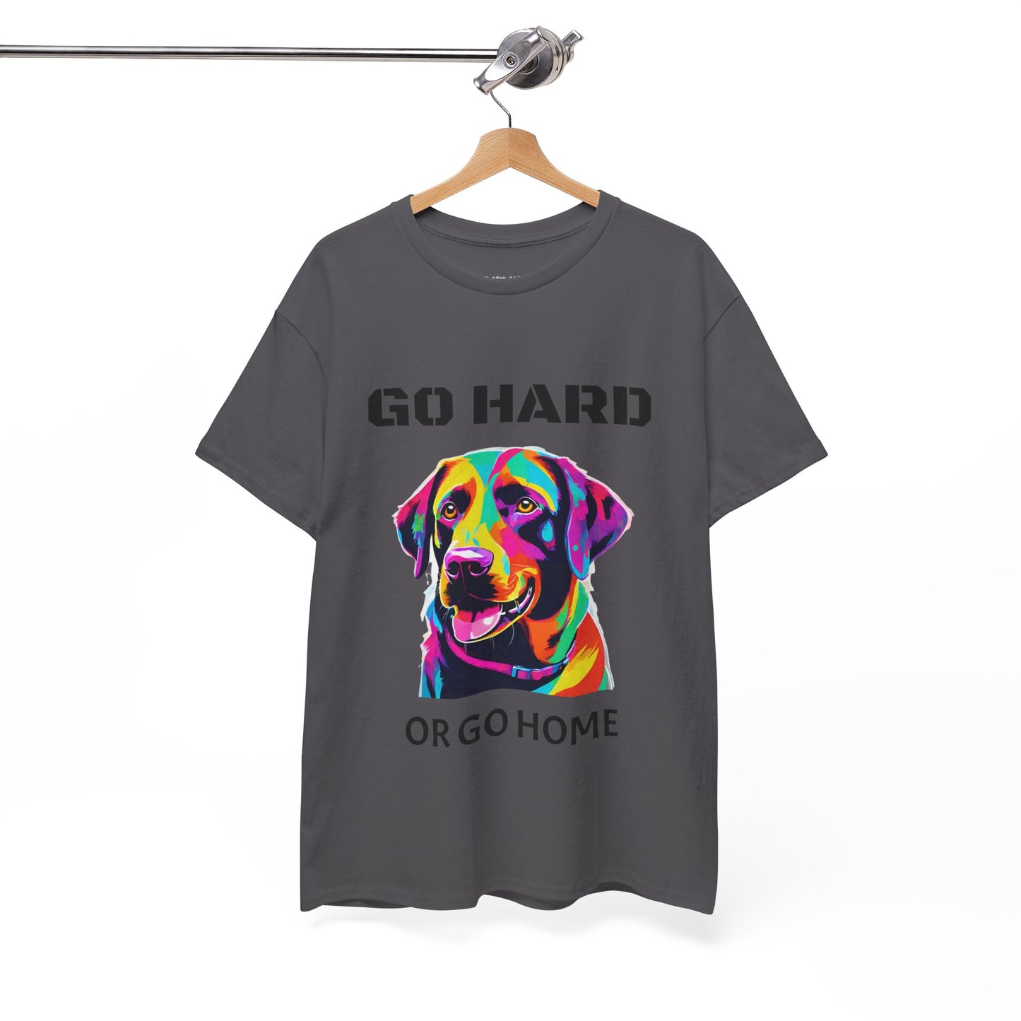 Labrador Retriever Dog Pop Art  - Go Hard Or Go Home Flashlander Gym Shirt