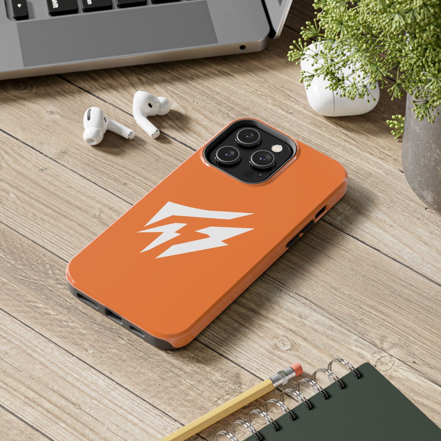 Flashlander Thunders Tough Phone Cases for all Iphone and Samsung Galaxy Crusta Orange