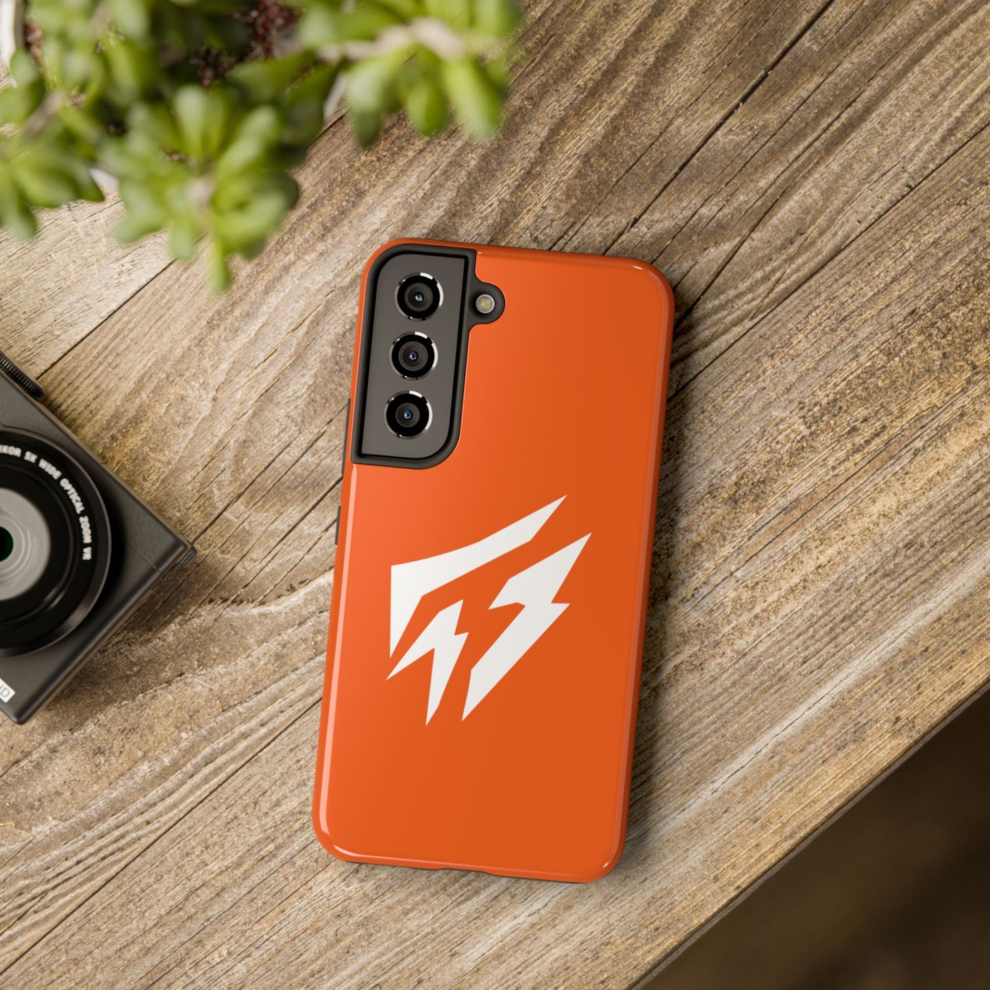 Flashlander Thunders Tough Phone Cases for all Iphone and Samsung Galaxy Orange