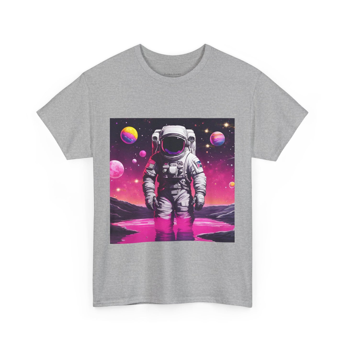 Astronaut Exploring New Worlds Flashlander Gym Shirt